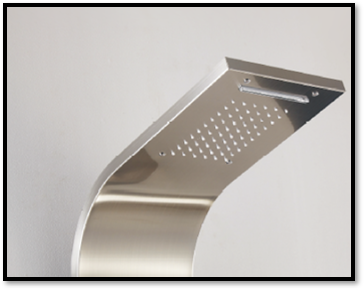 Panel duș inox