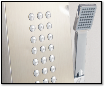 Panel duș inox