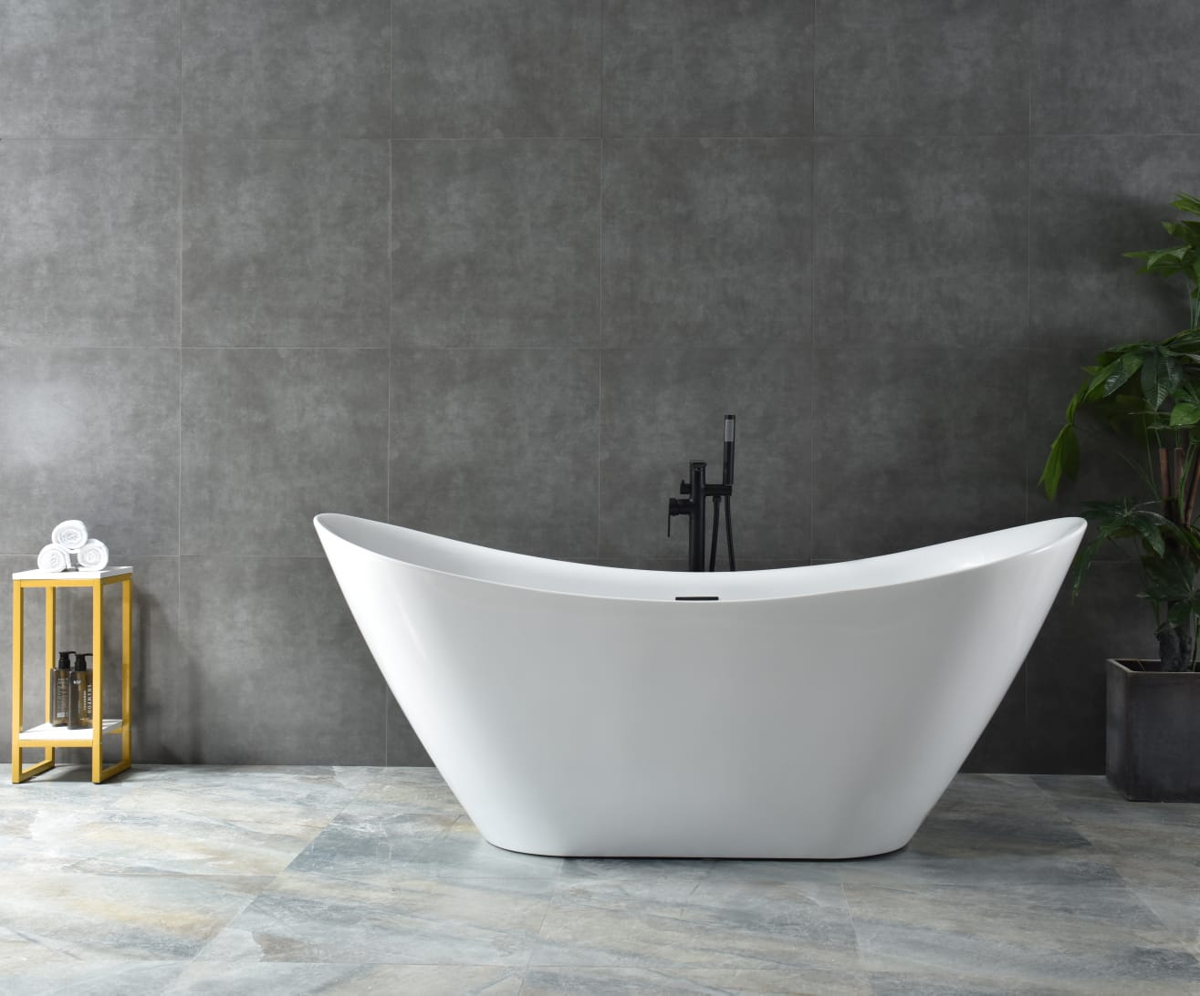 Cadă baie freestanding Bari 1700, culori multiple
