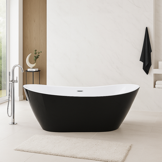 Cada baie freestanding Bari 1700 culori multiple neagra