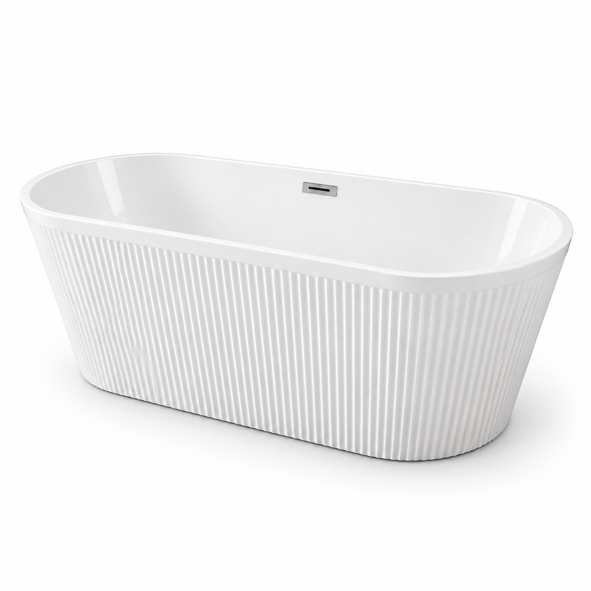 Cada baie freestanding Florenta alba