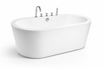 Cada baie freestanding Malaga ovala WB-814, 1700 x 750 mm, cu baterie integrata