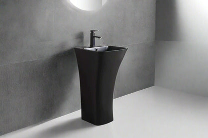 Lavoar stativ baie negru 44 x 43 x 84 cm