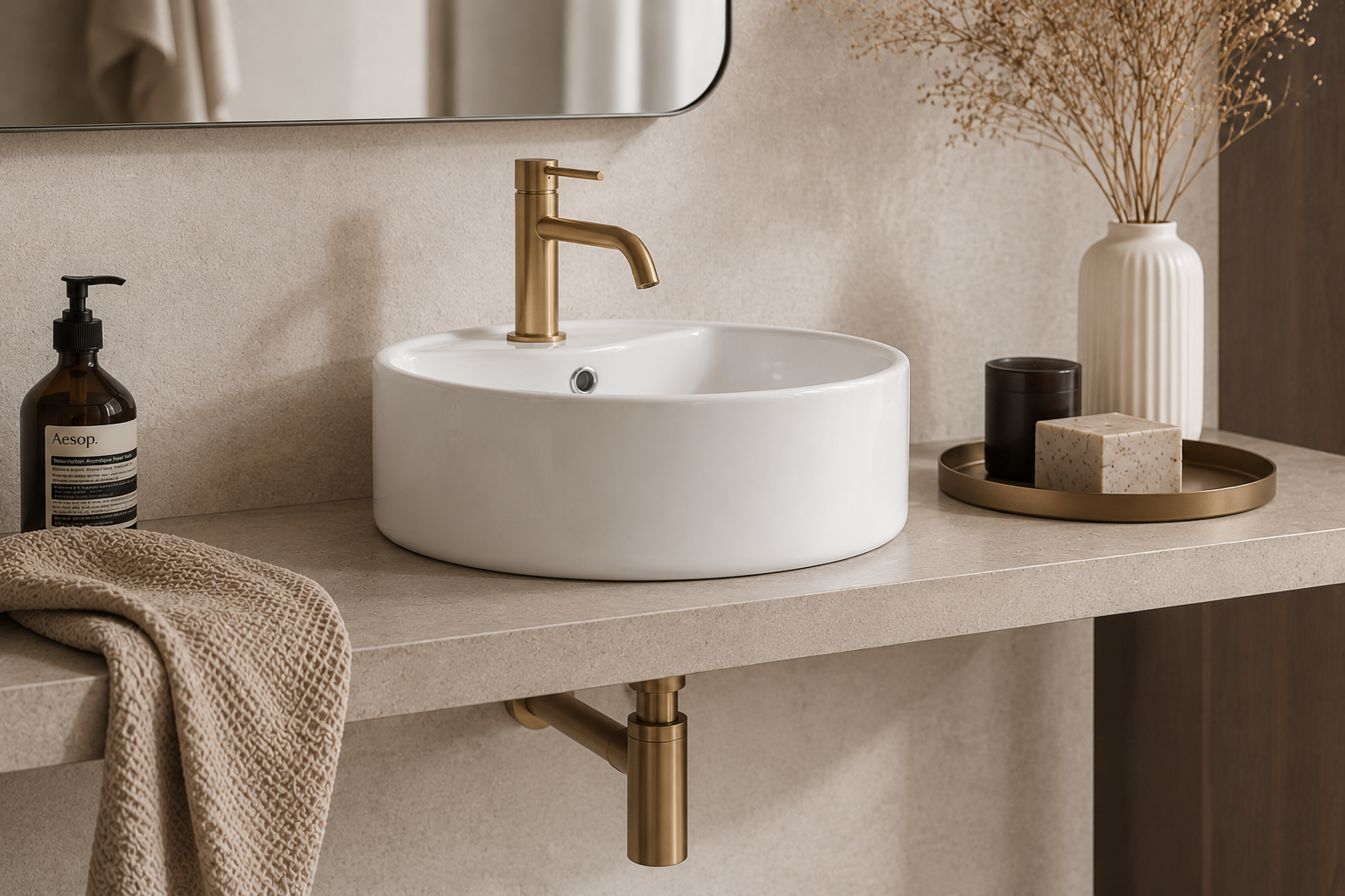 Lavoar baie rotund 8002