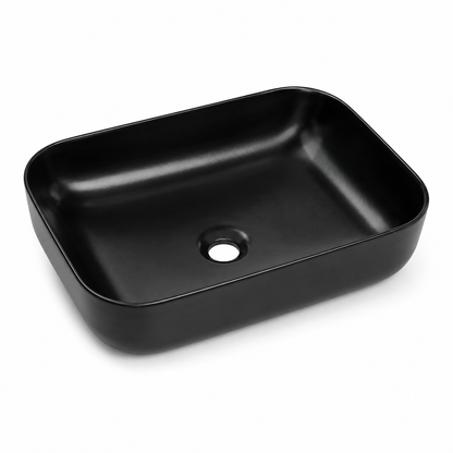 Lavoar pe blat negru mat 8509BM