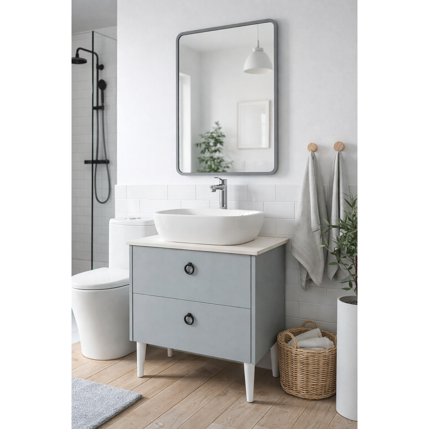 Mobilier Siena BC2451 60 cm – ansamblu complet cu dimensiunea de 60 cm, proiectat pentru spatii moderne si functionale.