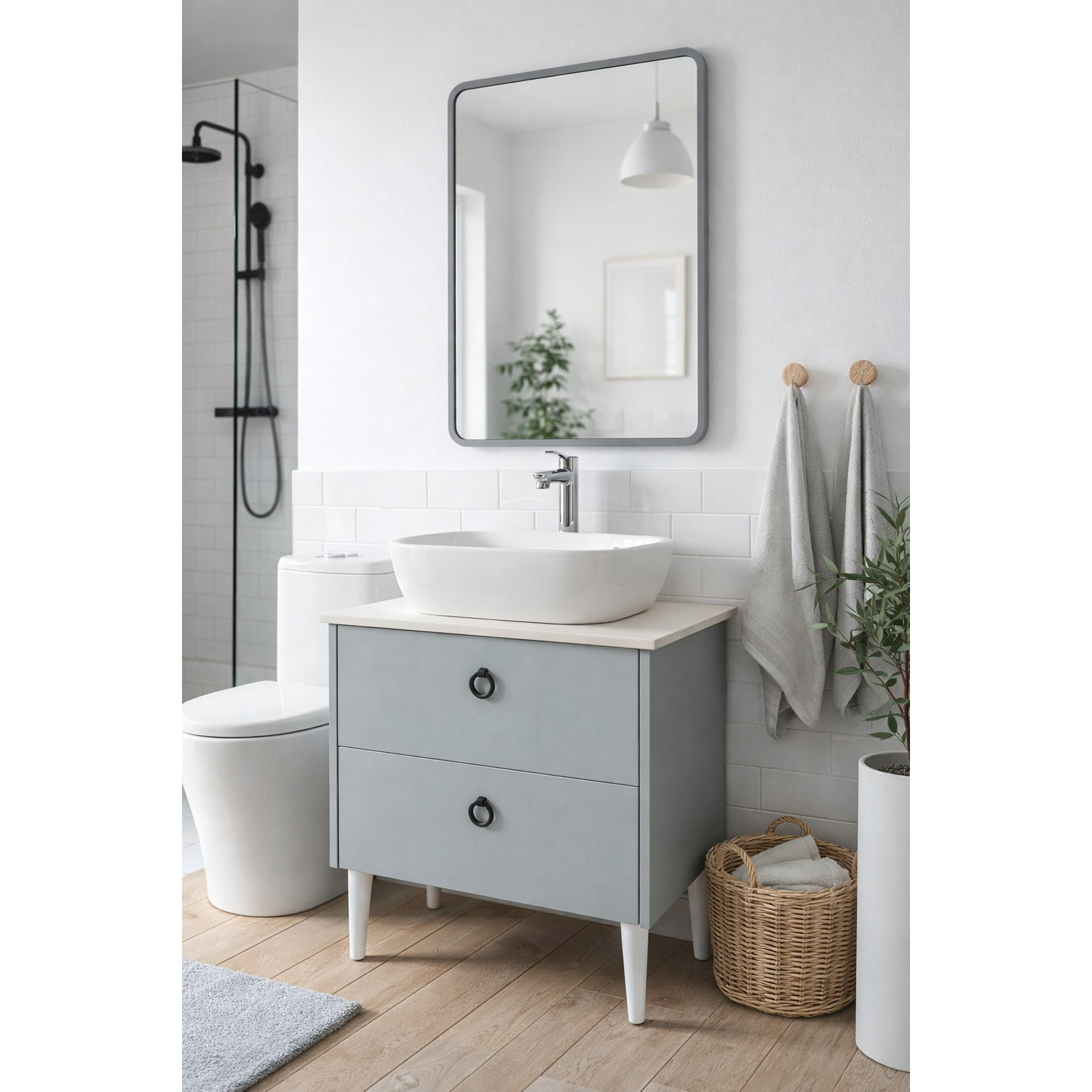 Mobilier Siena BC2451 60 cm – ansamblu complet cu dimensiunea de 60 cm, proiectat pentru spatii moderne si functionale.