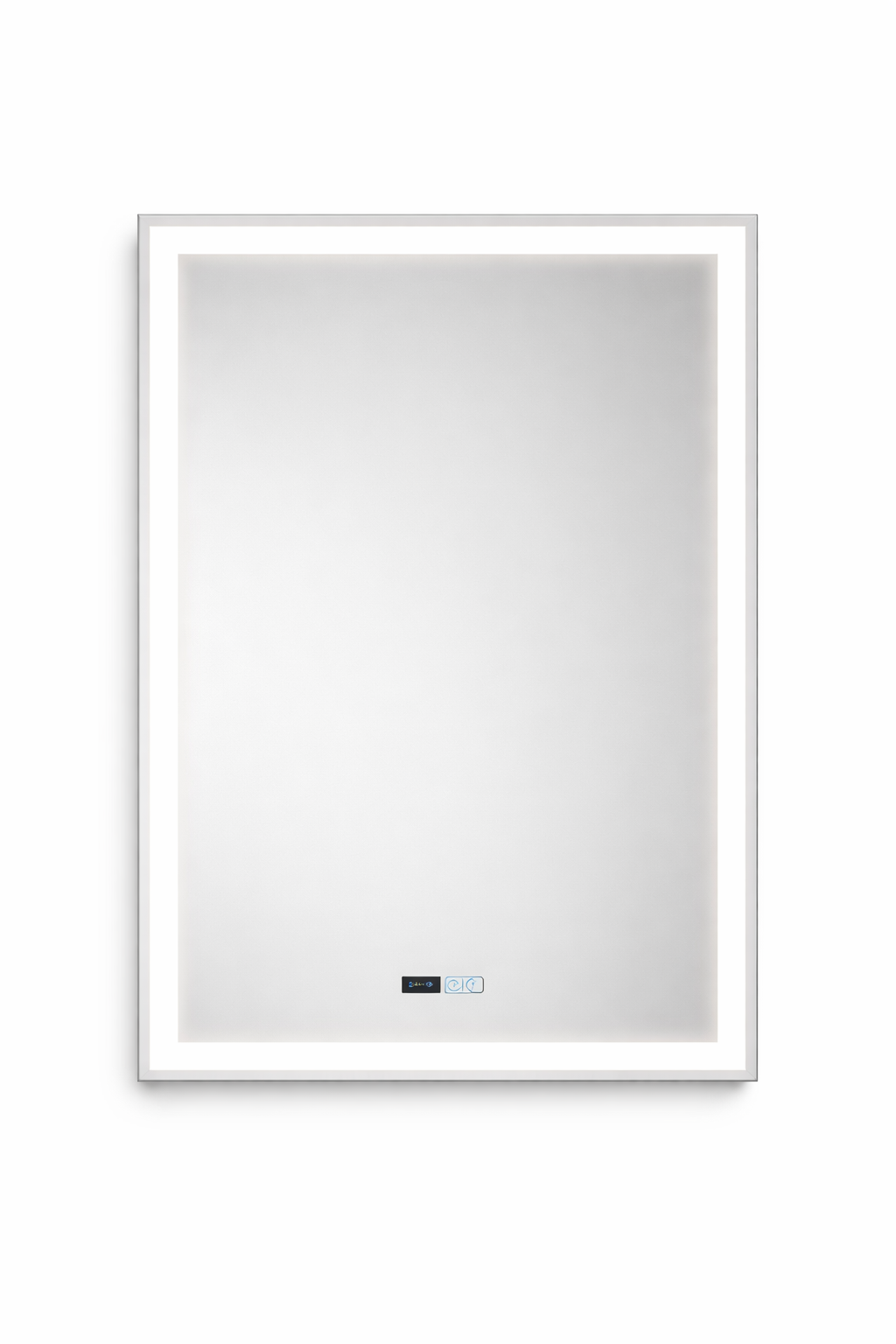 Oglinda LED rectangulara 6950, 60x80 cm, cu functie dezaburire si iluminare perimetrala