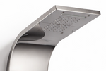 Panel de dus cu hidromasaj din inox si functii multiple – finisaj crom lucios / negru mat / auriu metalic