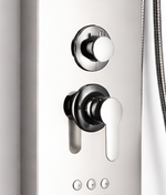 Panel de dus cu hidromasaj din inox Auriu