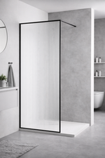 Paravan dus walk-in sticla securizata 8 mm geam linii 90x190