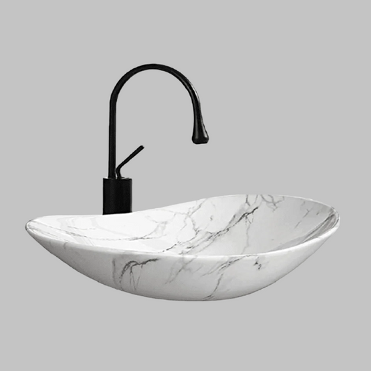 Lavoar baie design marmură 8060M