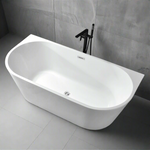 Cada baie freestanding Verona WB6019, 1700 x 800 mm, alb lucios, acril dublu stratificat