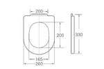 Capac WC copii compatibil cu vase de dimensiuni reduse