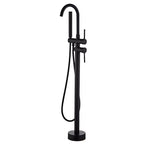 Baterie freestanding pardoseala, auriu/crom/negru - Casa Stile