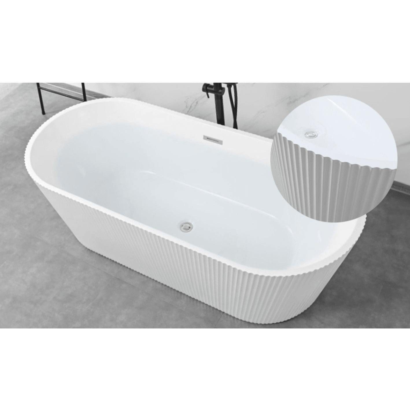 Cada baie freestanding Florenta alba - Casa Stile