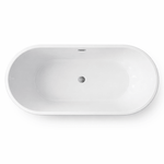 Cada baie freestanding Taormina Alb