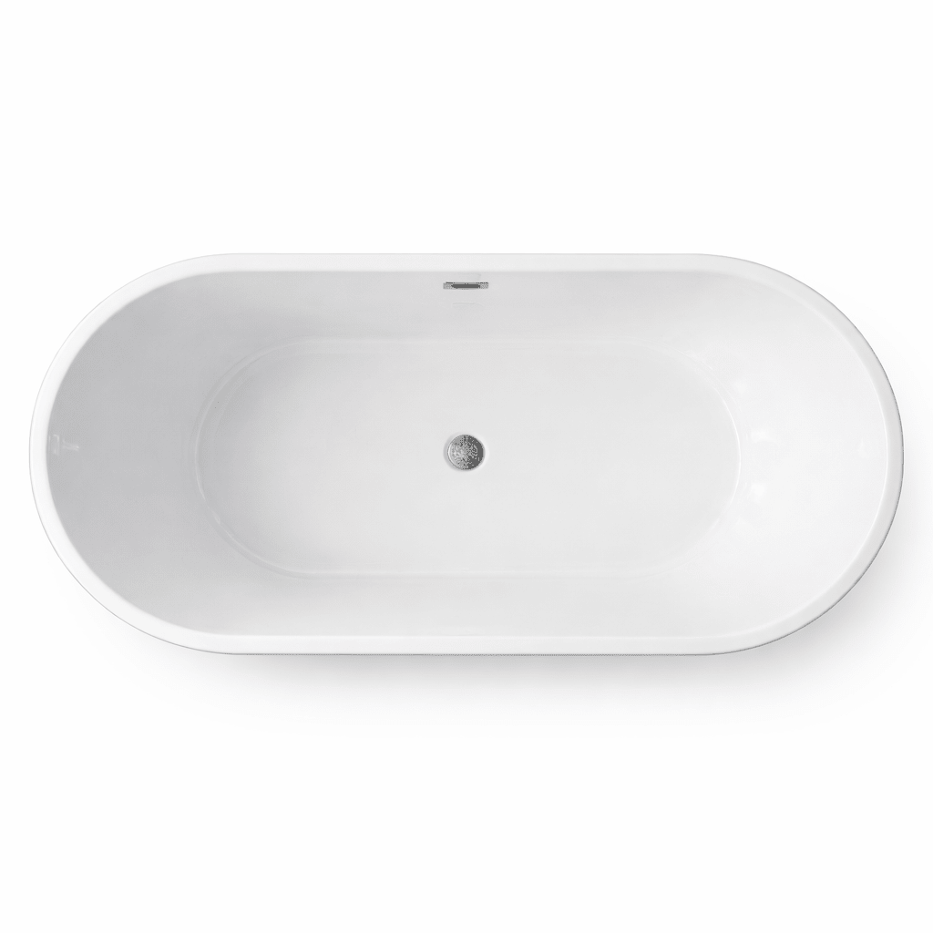 Cada baie freestanding Taormina Alb