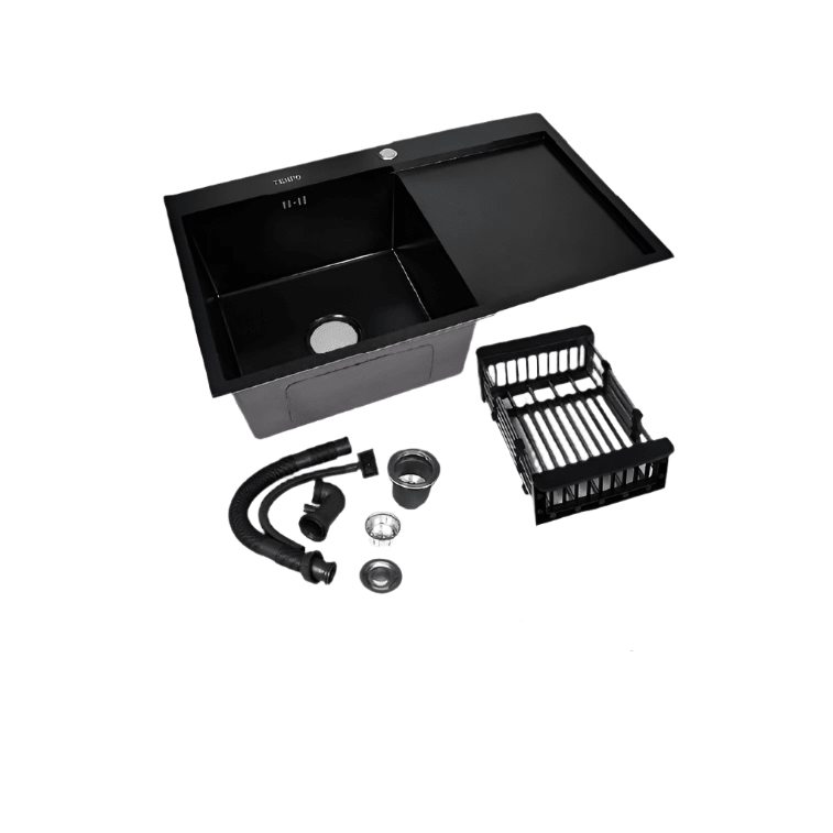 Chiuveta bucatarie inox negru 80x50, grosime 1.2 mm - Casa Stile