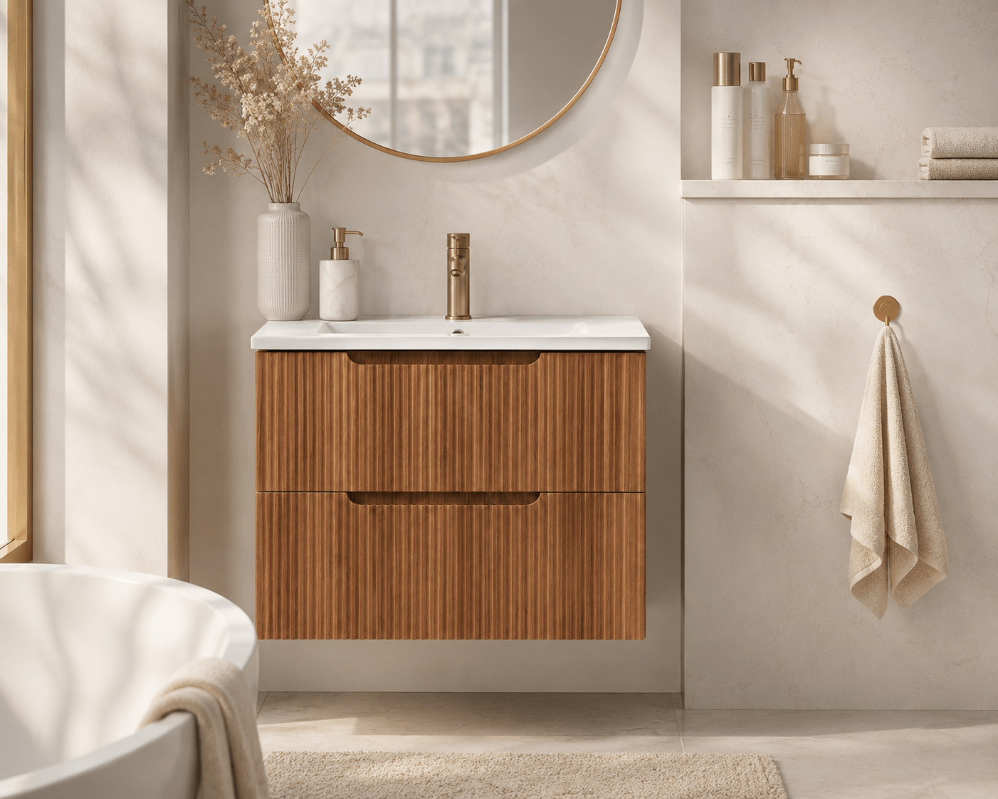 Corp Mobilier Baie Suspendat 60 cm Riflat – Fagio (Fag) - Casa Stile