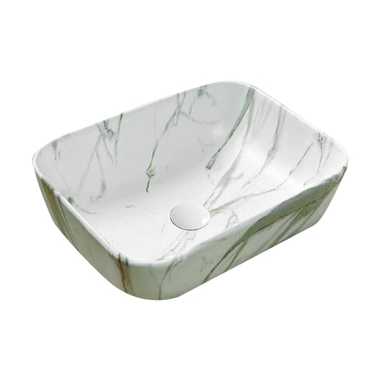 Lavoar baie rectangular marmorat, 8509MA