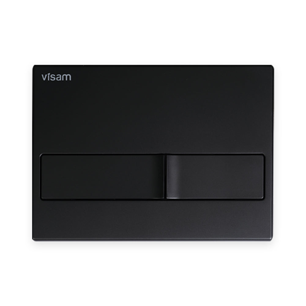 Clapeta pentru rezervor ingropat neagra VISAM, finisaj negru mat, design modern pentru rezervoare ingropate.