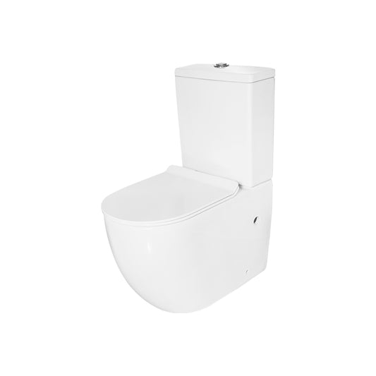Vas WC cu rezervor T2062, rotund, capac duroplast cu închidere lentă, mecanism inclus