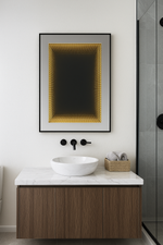 Oglinda LED SD01 60x80 cm comanda touchless, 3 functii de culori