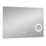 Oglinda baie LED FANTASY touch control cu lupa iluminata si dezaburire, 70x60 / 80x60 cm