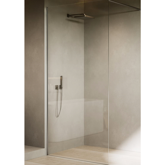 Paravan Duș Walk-In 800 × 1900 mm, Sticlă Securizată 8 mm Transparentă