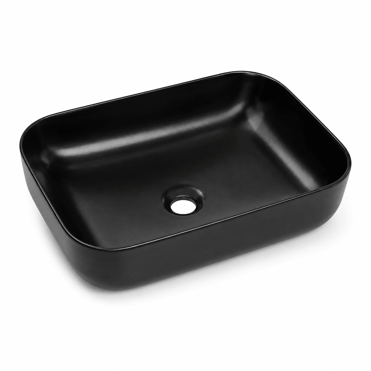 Lavoar pe blat negru mat 8509BM - Casa Stile