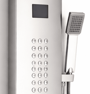 Panel de dus cu hidromasaj din inox Auriu - Casa Stile