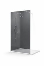 Paravan de dus Walk-In sticla securizata fumurie 8 mm, 70x190 cm - Casa Stile