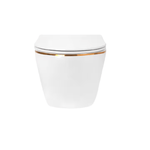 Vas WC suspendat cu capac soft-close alb lucios W206 - Casa Stile
