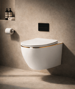 Vas WC suspendat cu capac soft-close alb lucios W206 - Casa Stile