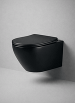 Vas WC suspendat W206MB negru mat capac duroplast cu amortizor - Casa Stile